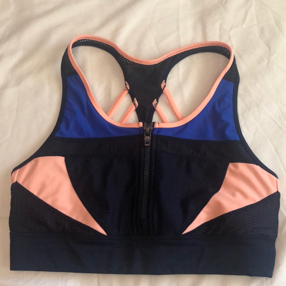 Athleta Front Zip Sports Bra